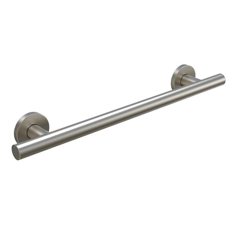 Keeney Mfg Smooth Infinity Grab Bar, Brushed Nickel, 24", 24.00" L, Stainless Steel, Brushed Nickel GB2023-24BN